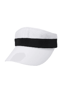 여성 로고 밴드 와이드 바이저