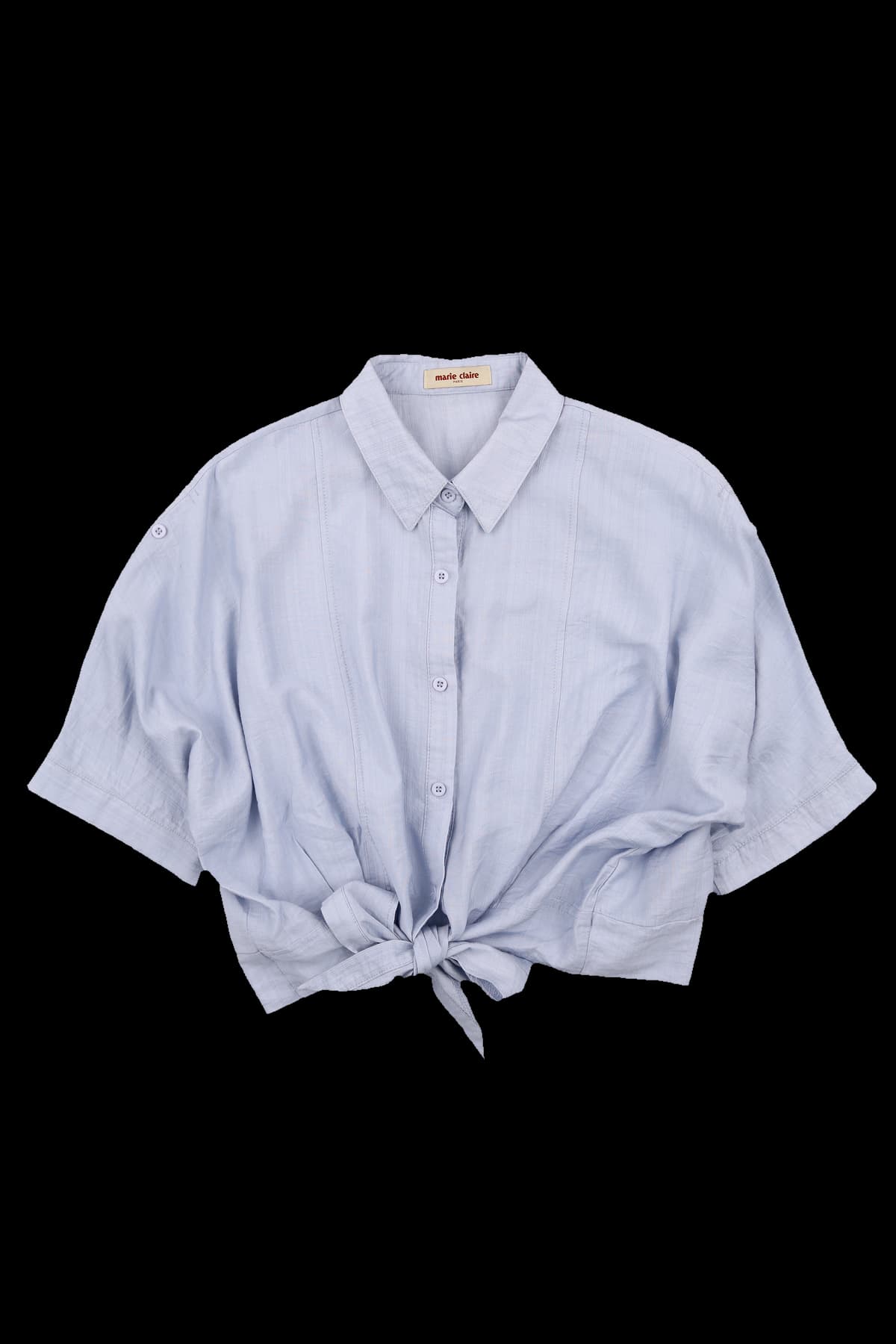 타이 반팔블라우스