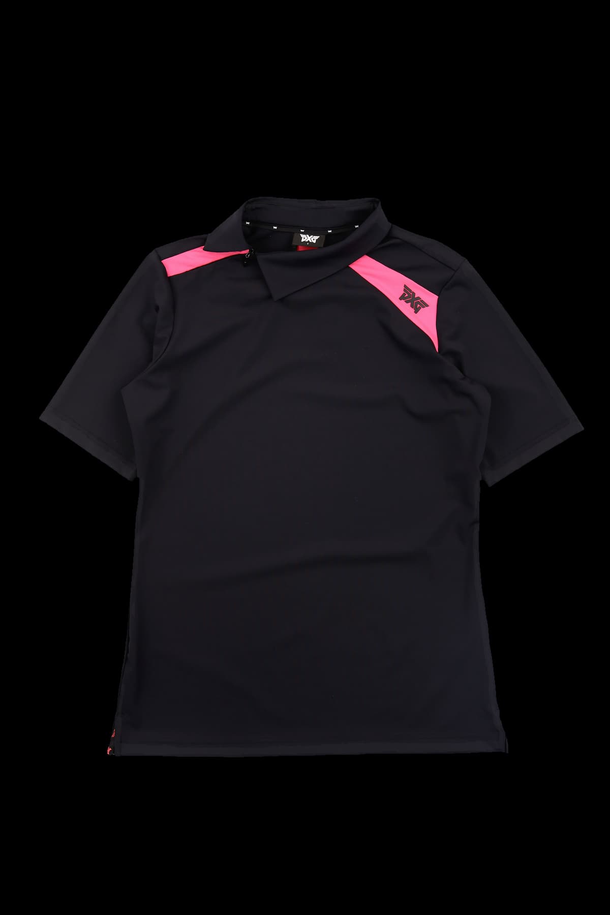 배색 카라 반팔 티셔츠