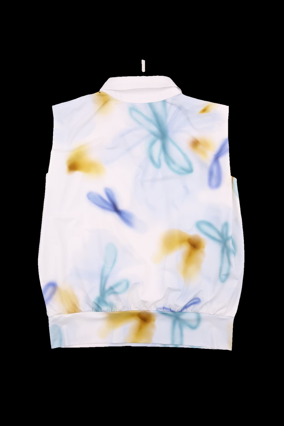 워터릴리 카라 슬리브리스 티셔츠