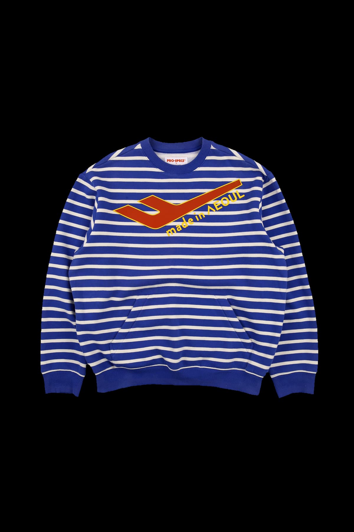 스트라이프 로고 기모맨투맨