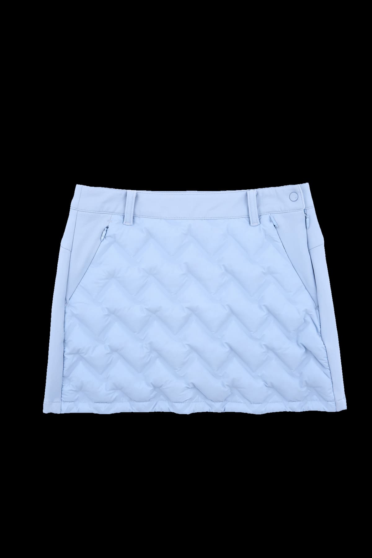 퀼팅 구스 다운 스커트