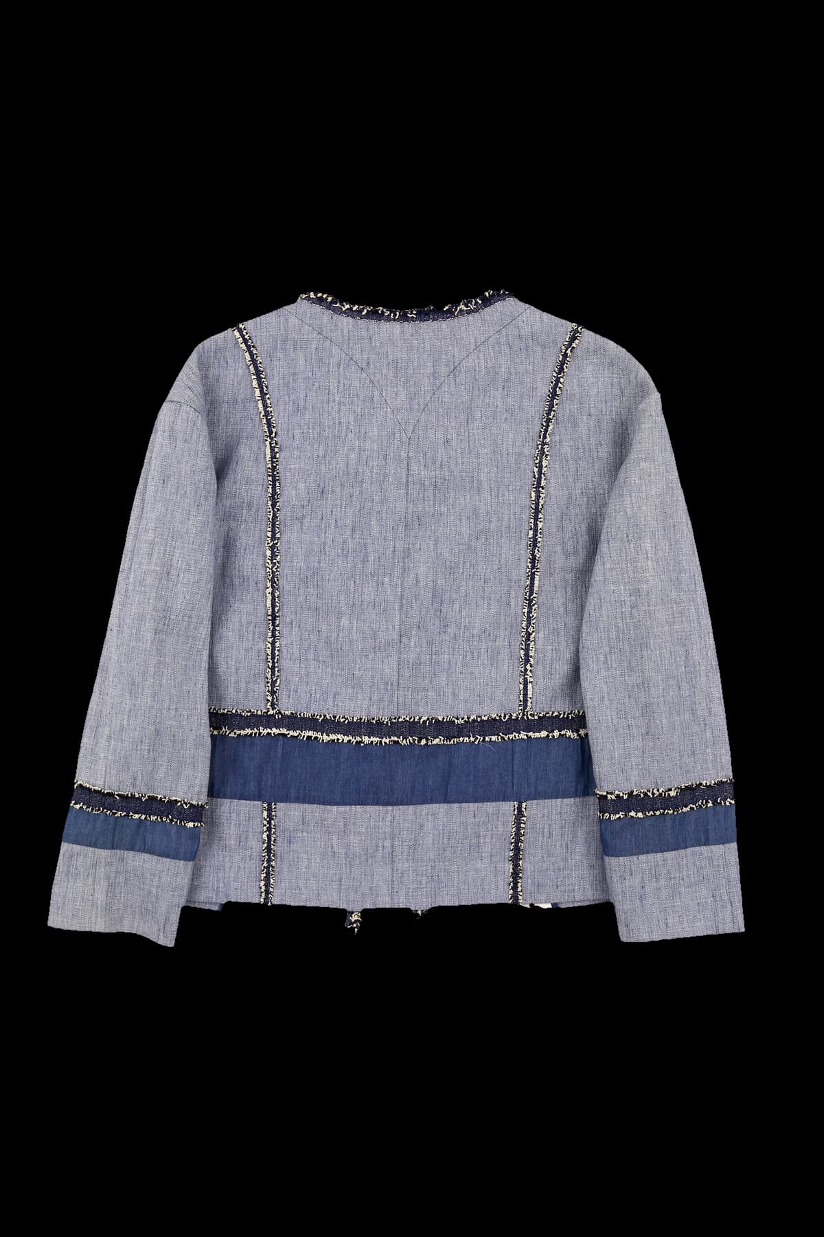 7부 라운드넥 자켓