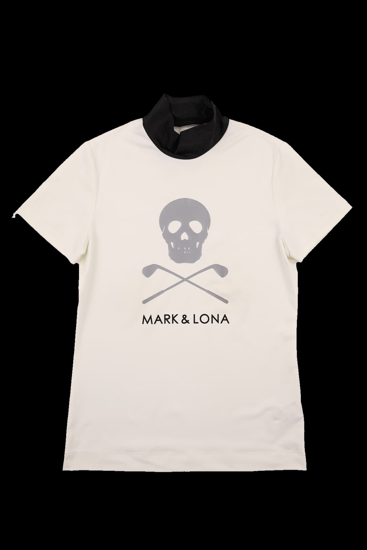 프린팅 하프넥 반팔 티셔츠