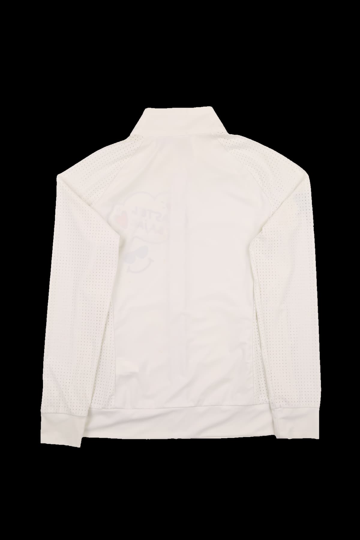 프린팅 펀칭 배색 자켓