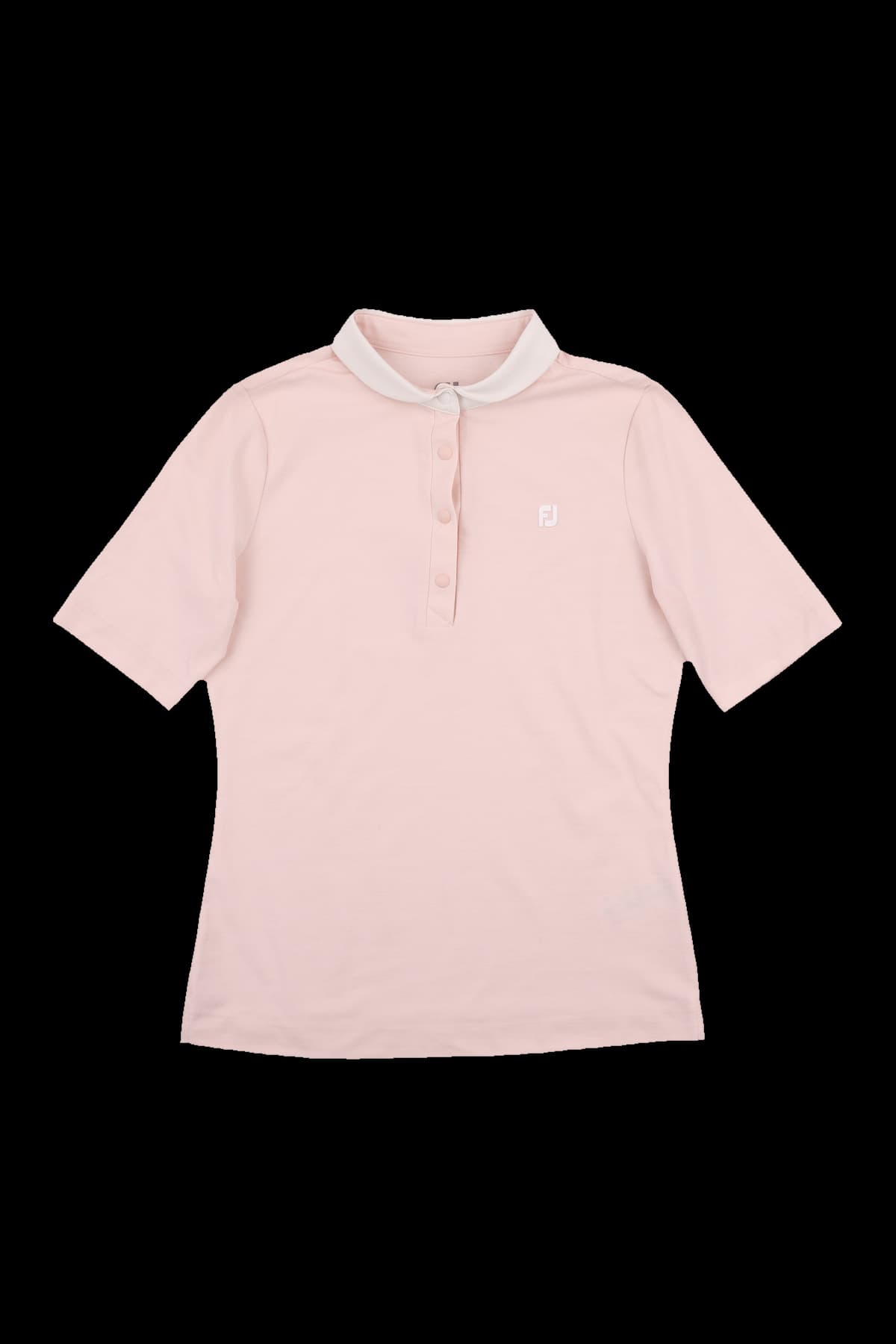 카라 배색 반팔 티셔츠