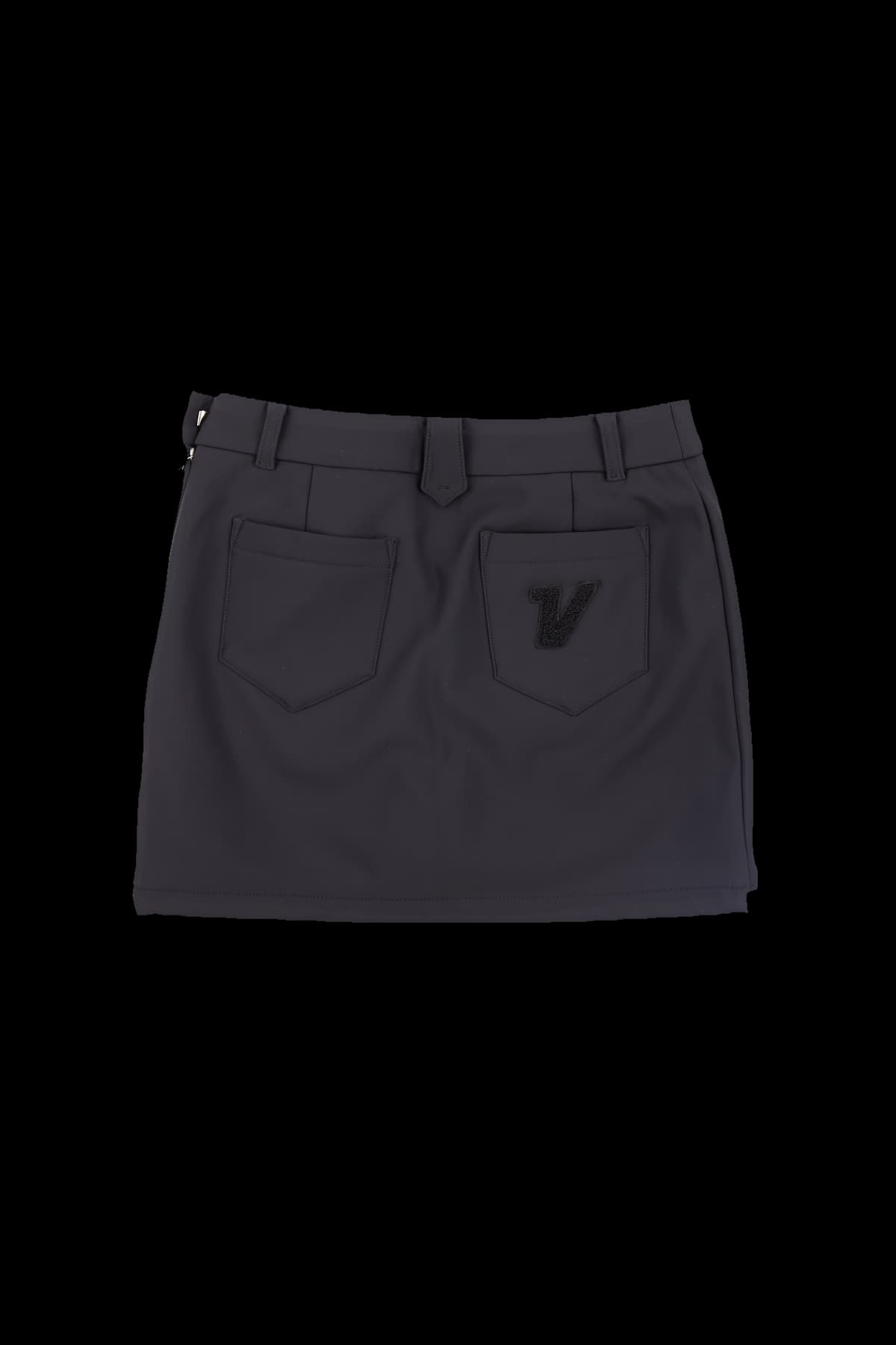 패치로고 기모 스커트