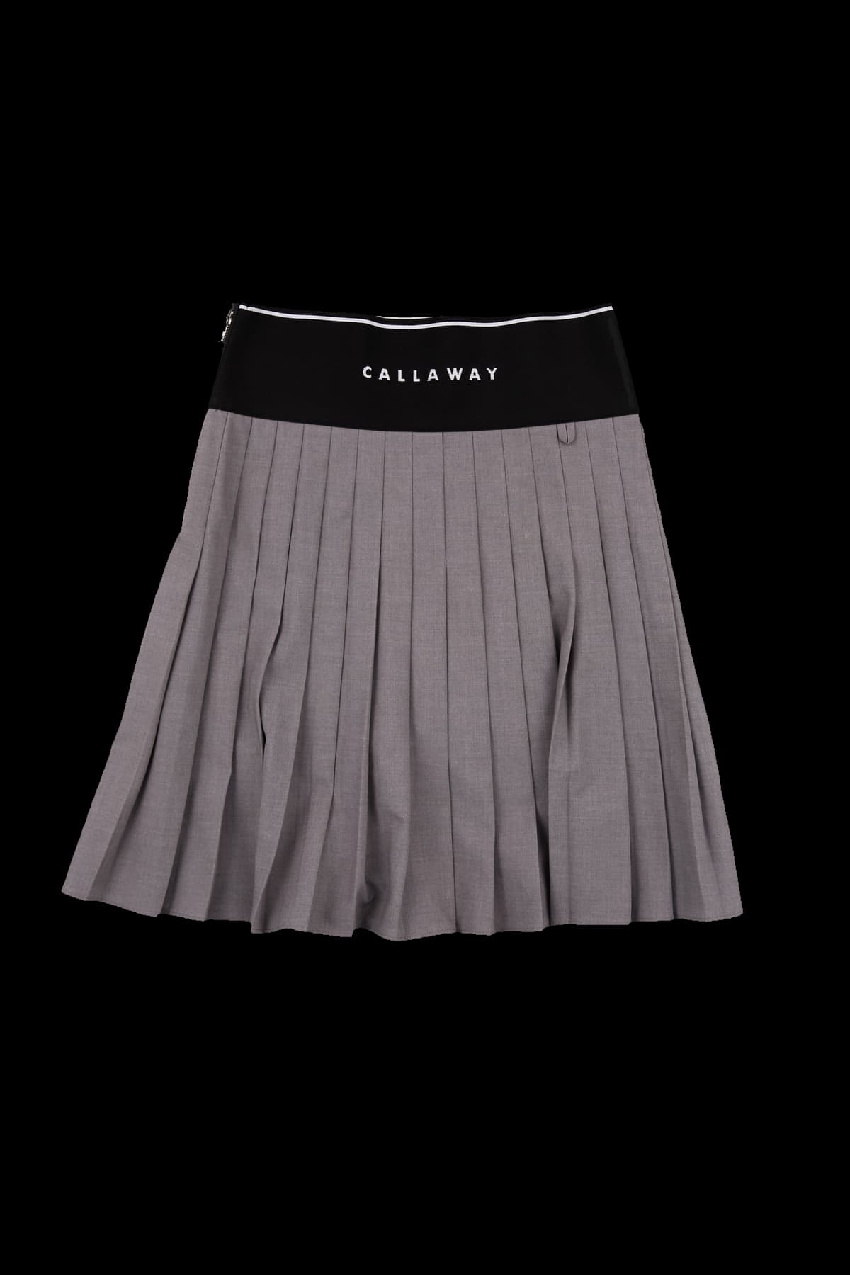 밴딩 플리츠 미디스커트