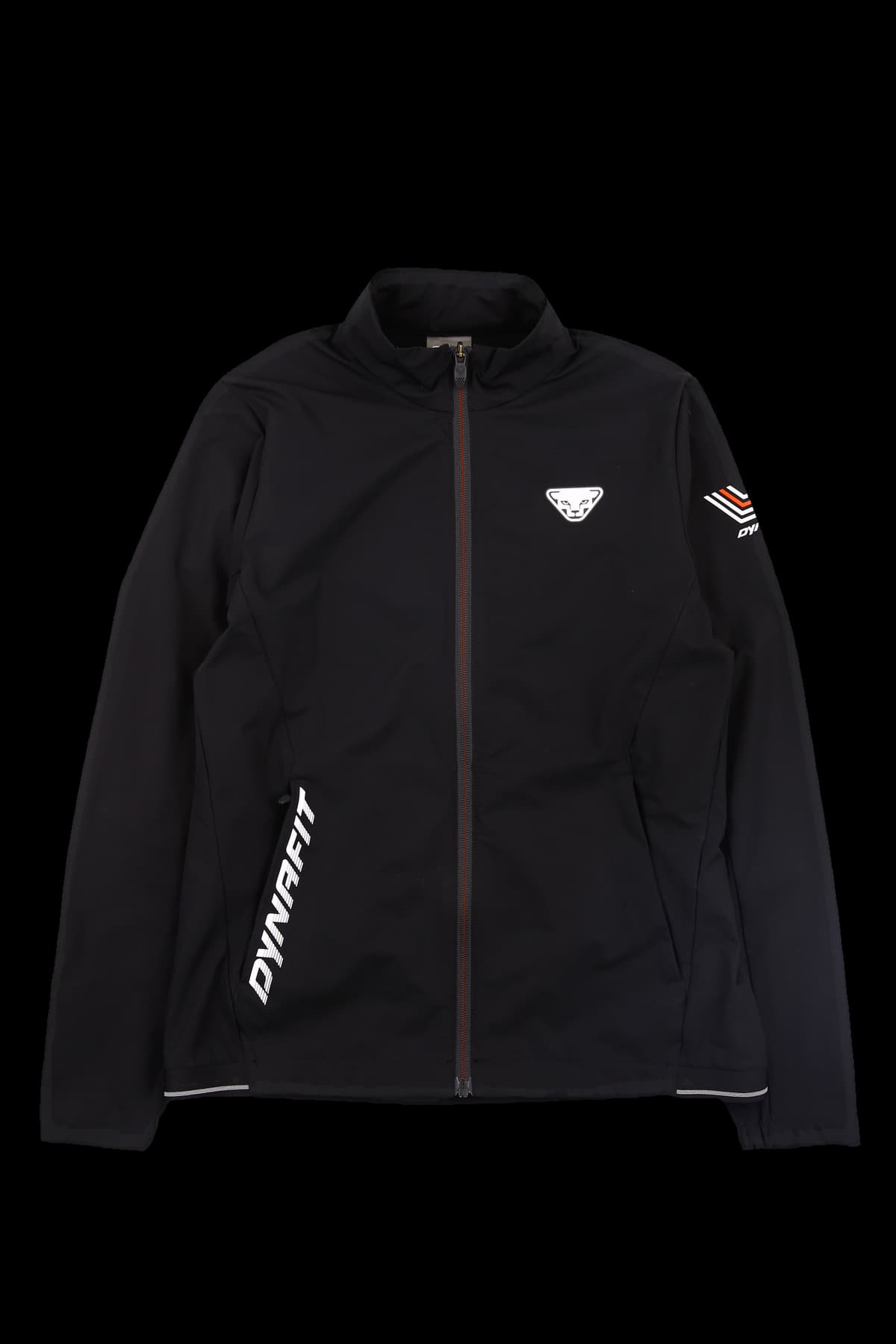 로고 폴리 긴팔 자켓