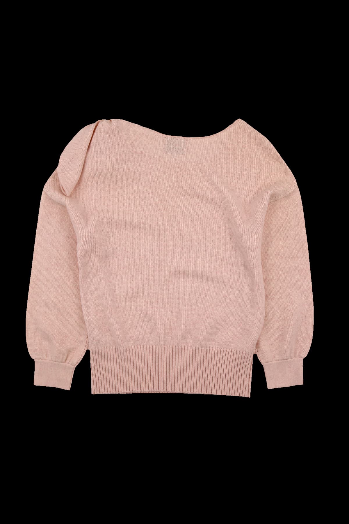 어깨 포인트 긴팔 니트