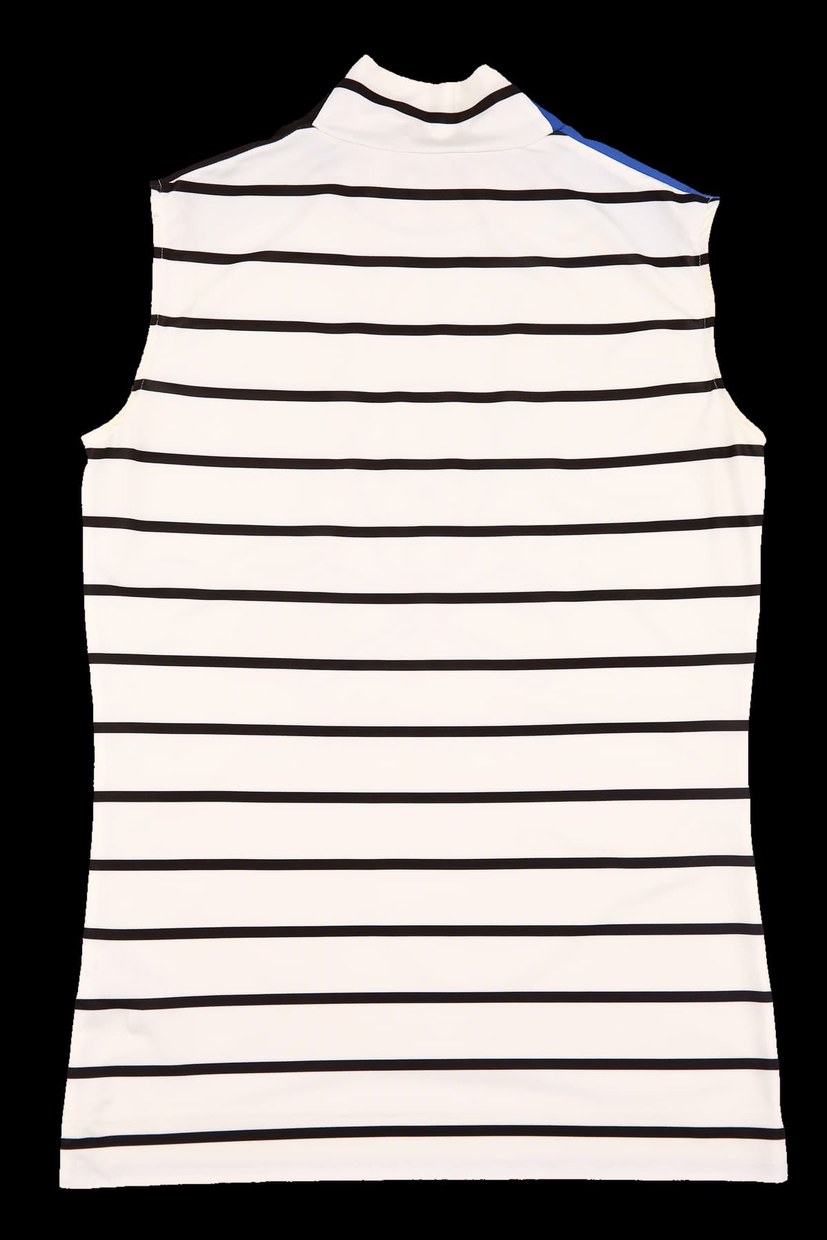 스트라이프 슬리브리스 티셔츠