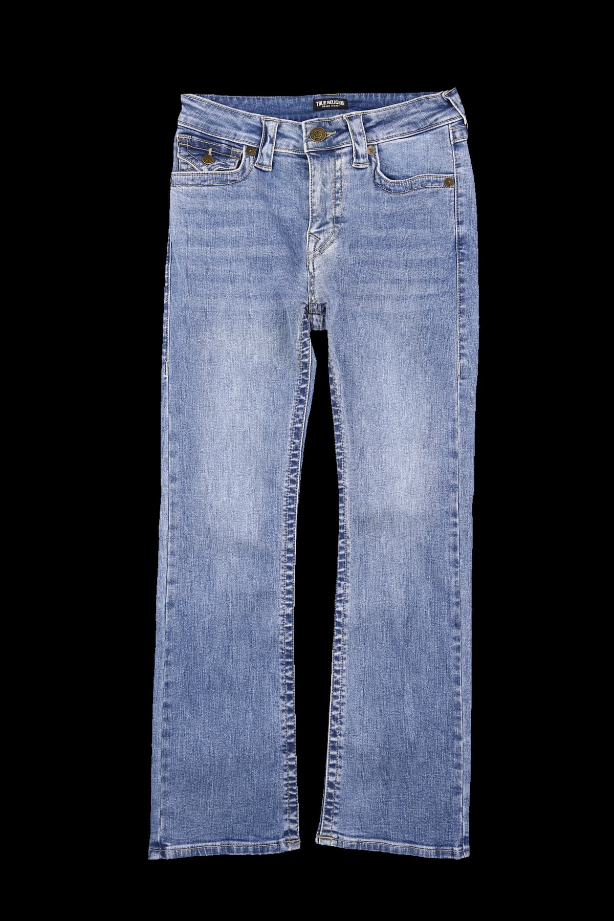 세미 부츠컷 데님 팬츠