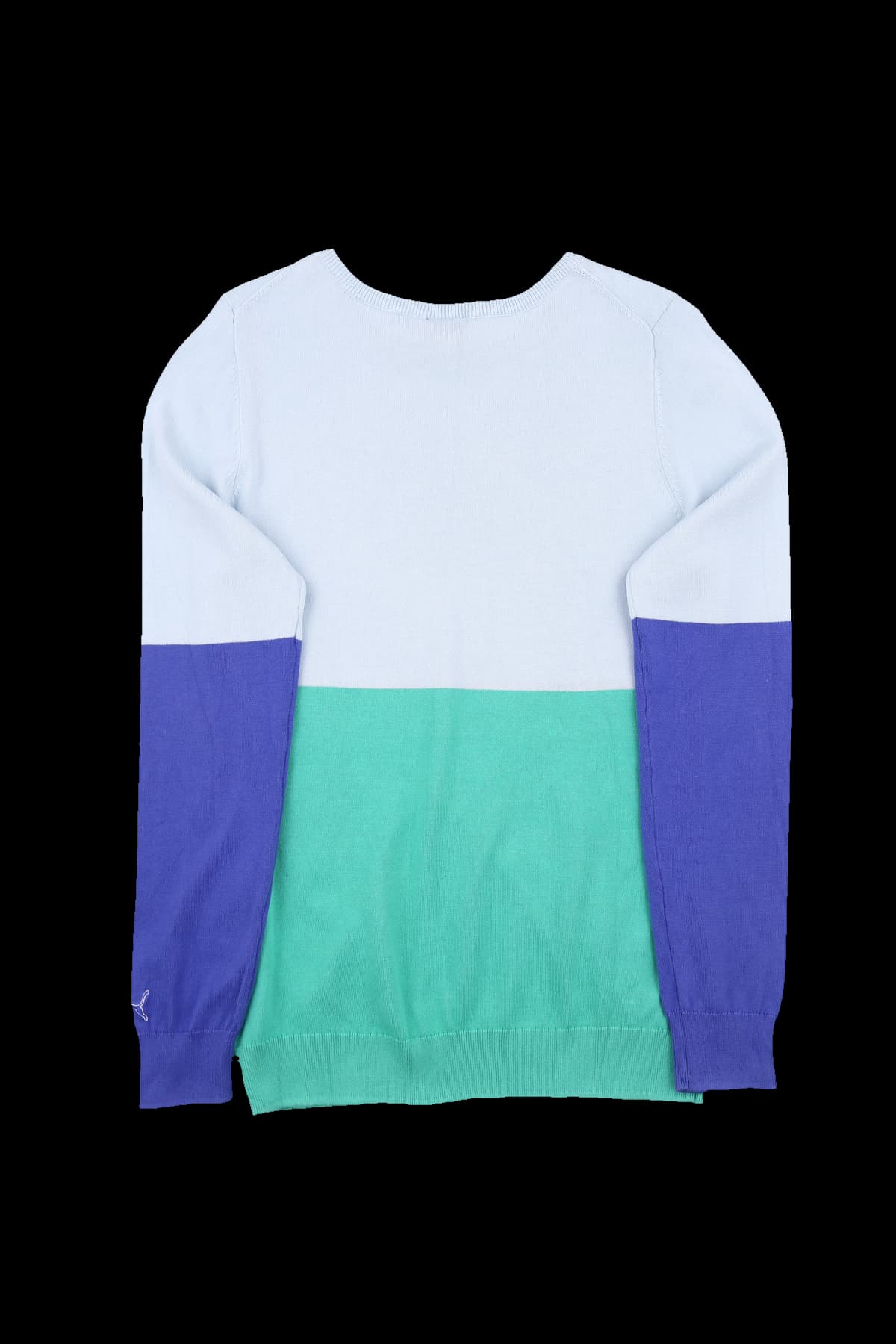 컬러 믹스 긴팔 니트