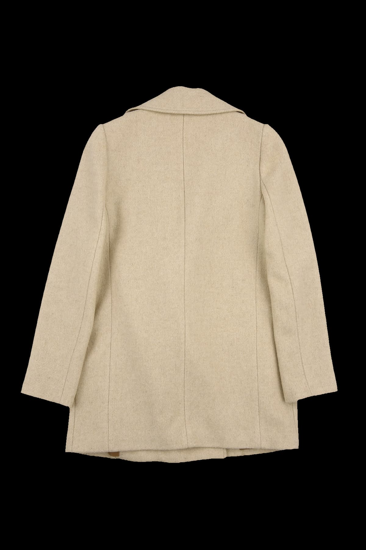 울 더블 카라 자켓