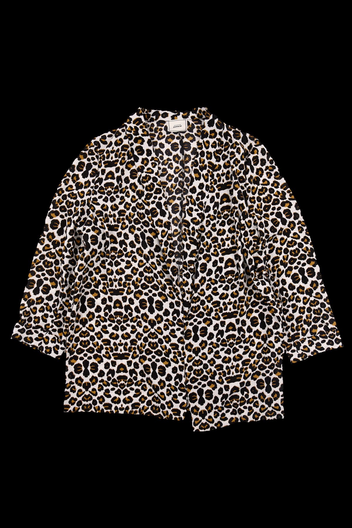 레오파드 패턴 자켓