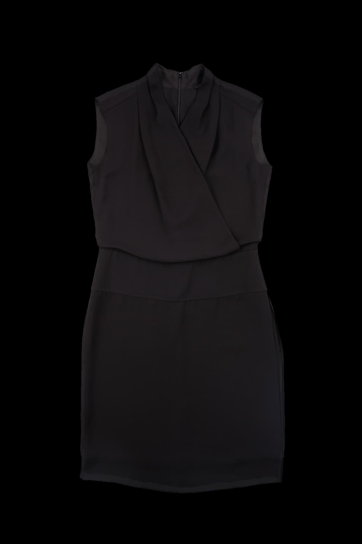 드레이프 슬리브리스 원피스