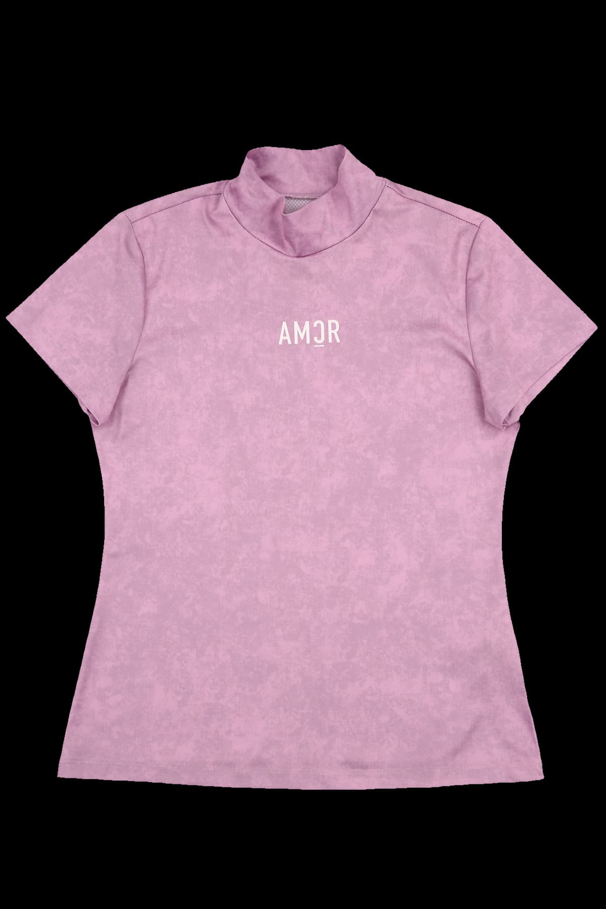 하이넥 반팔 티셔츠