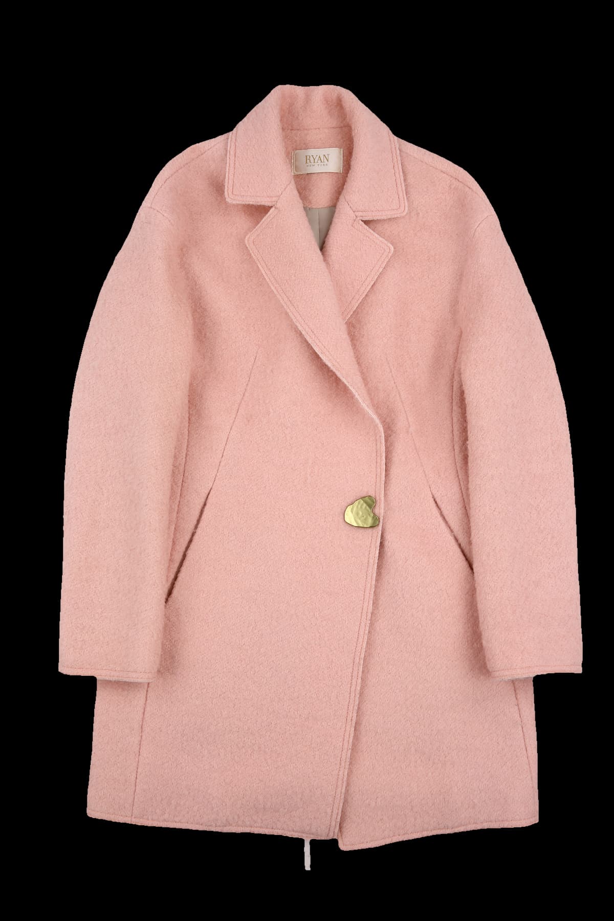 하트 버튼 긴팔자켓