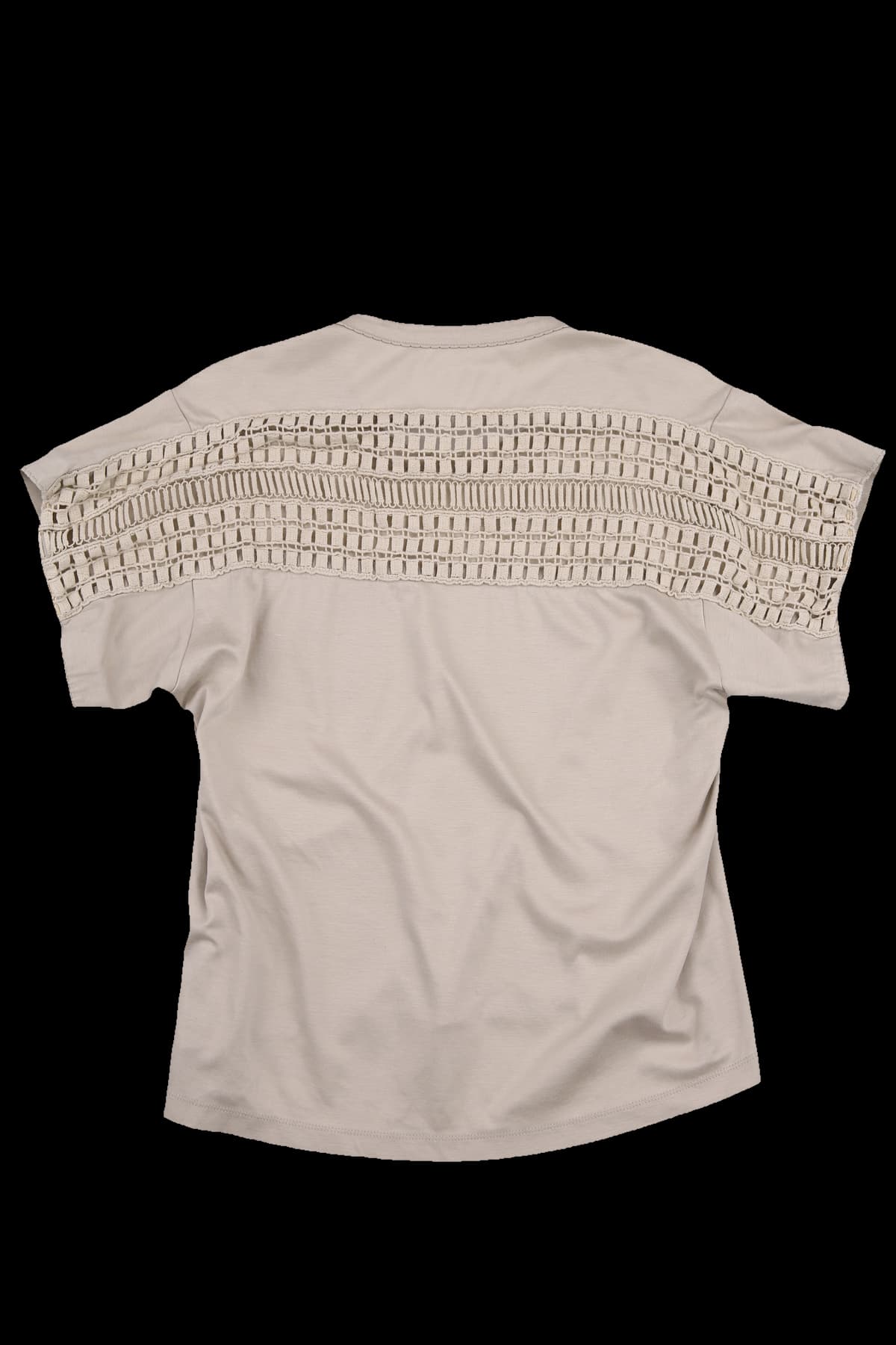 레이스 포켓 반팔 티셔츠