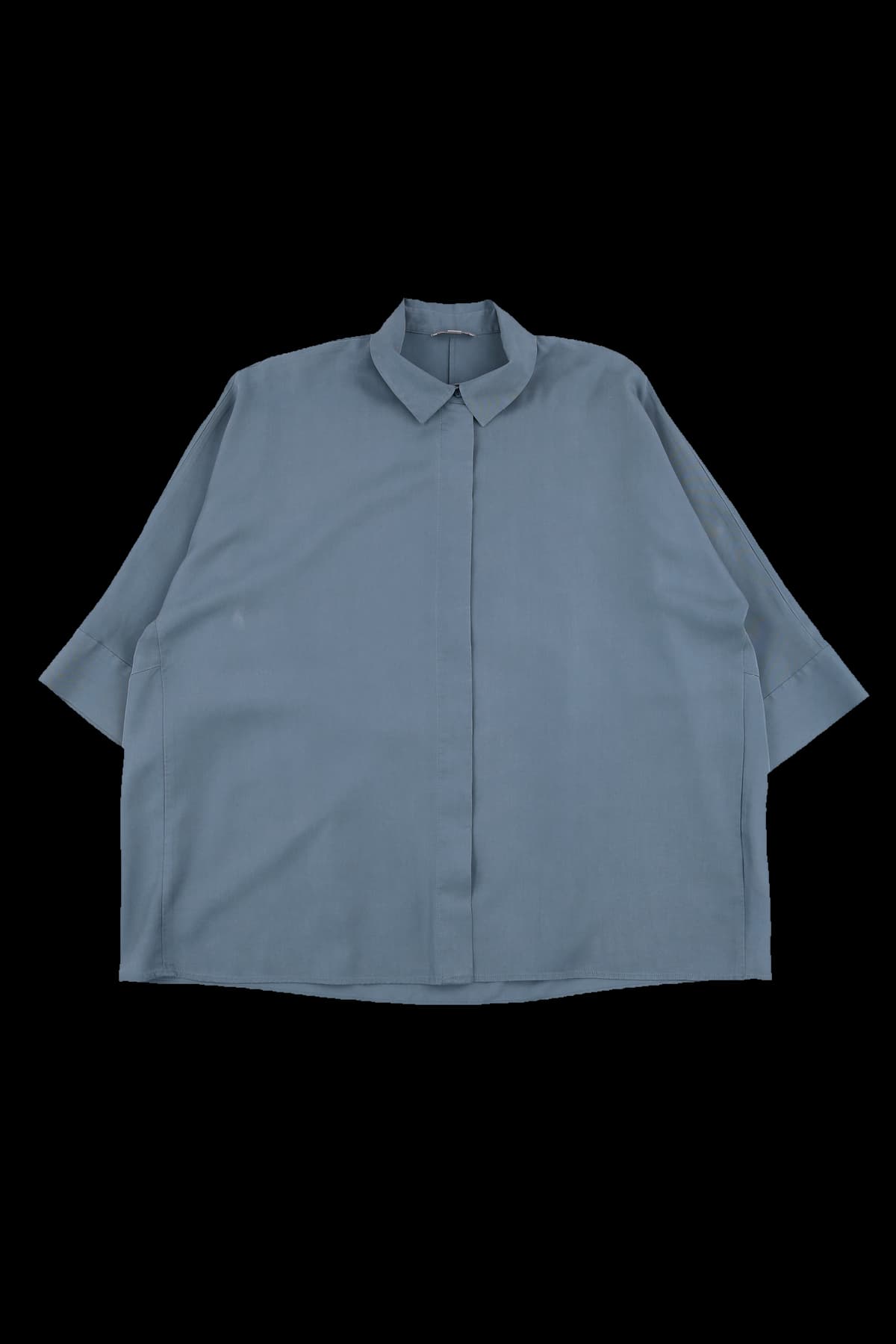 7부 루즈핏 블라우스