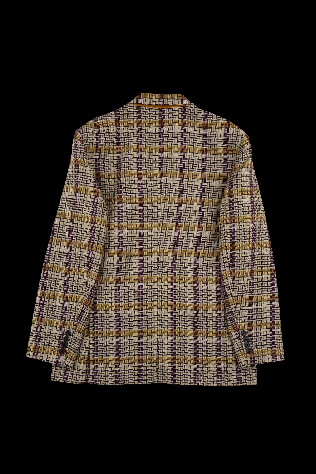 체크 쓰리버튼 자켓