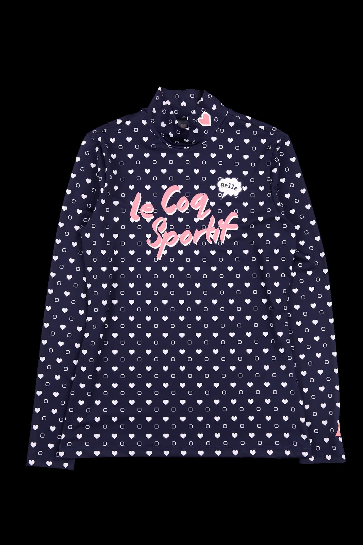 하트 올오버 프린트집업 티셔츠