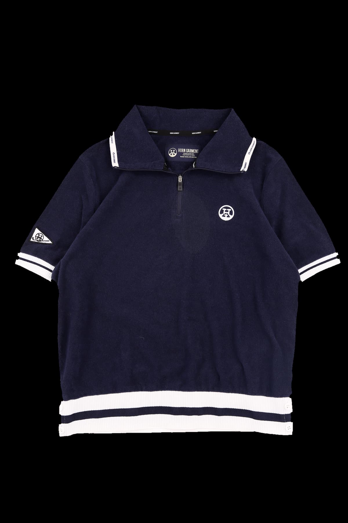 하프 집업 반팔