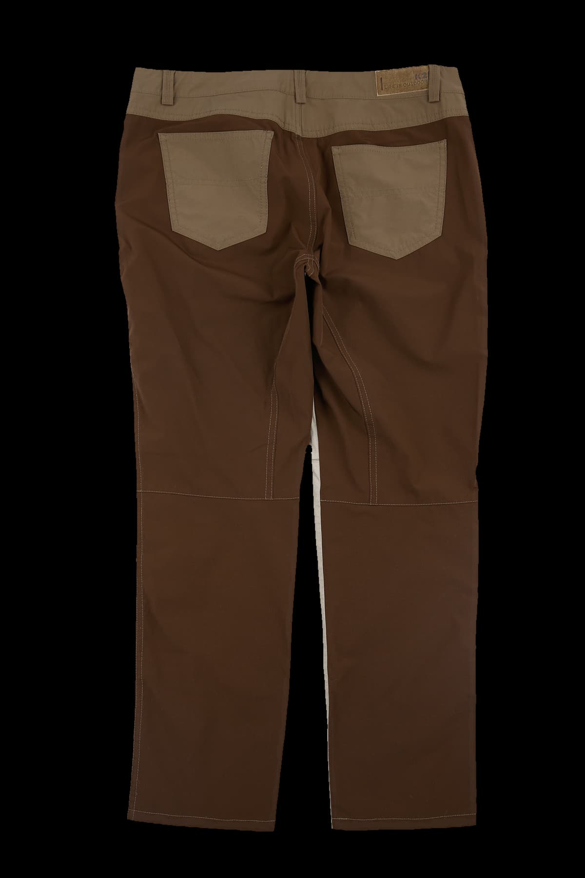 배색 포켓 아웃도어 팬츠