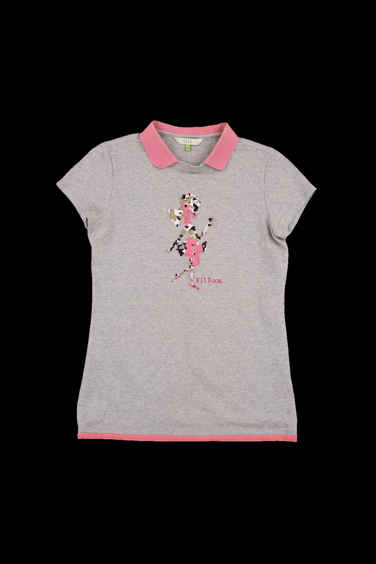 포인트 카라 티셔츠