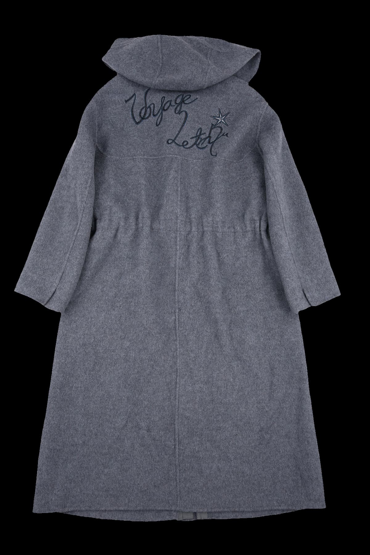 캐시미어 울 후드 롱코트