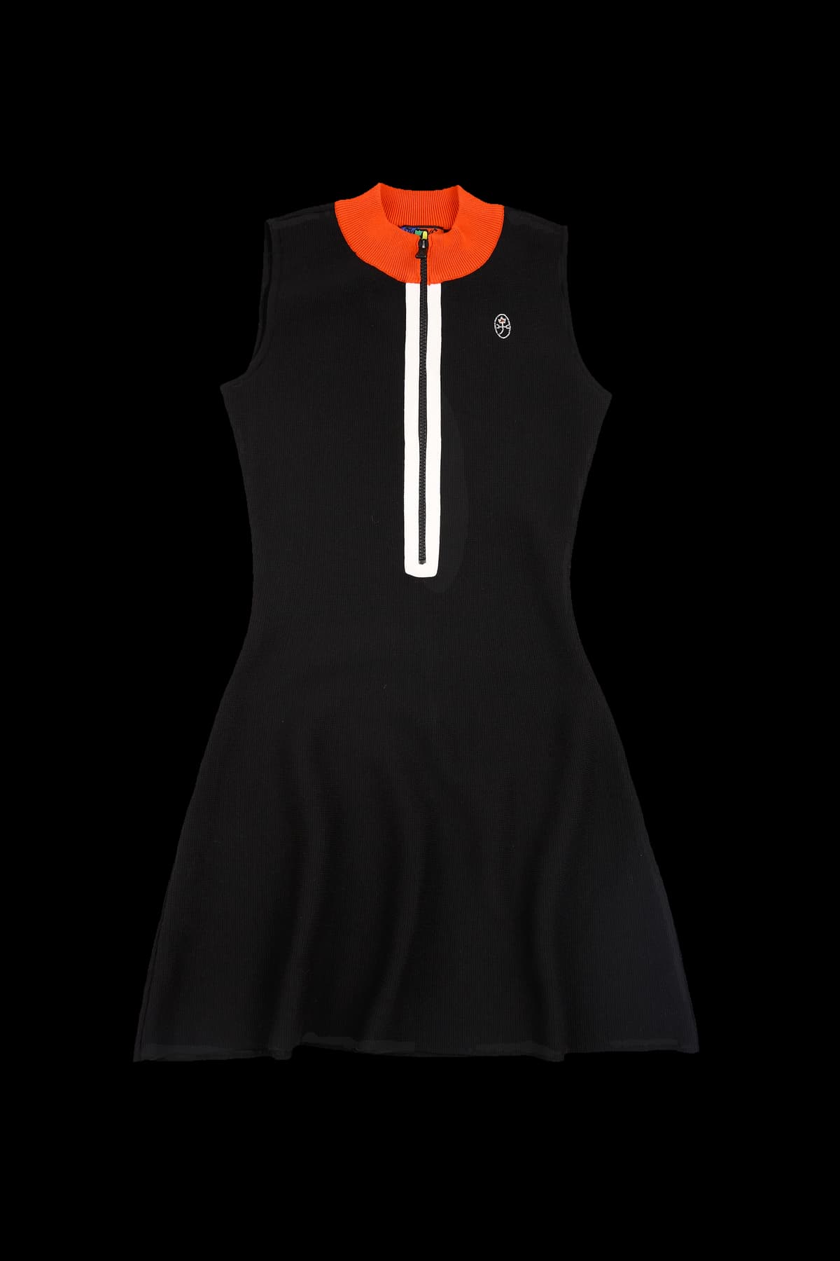 하프집업 슬리브리스 니트 원피스