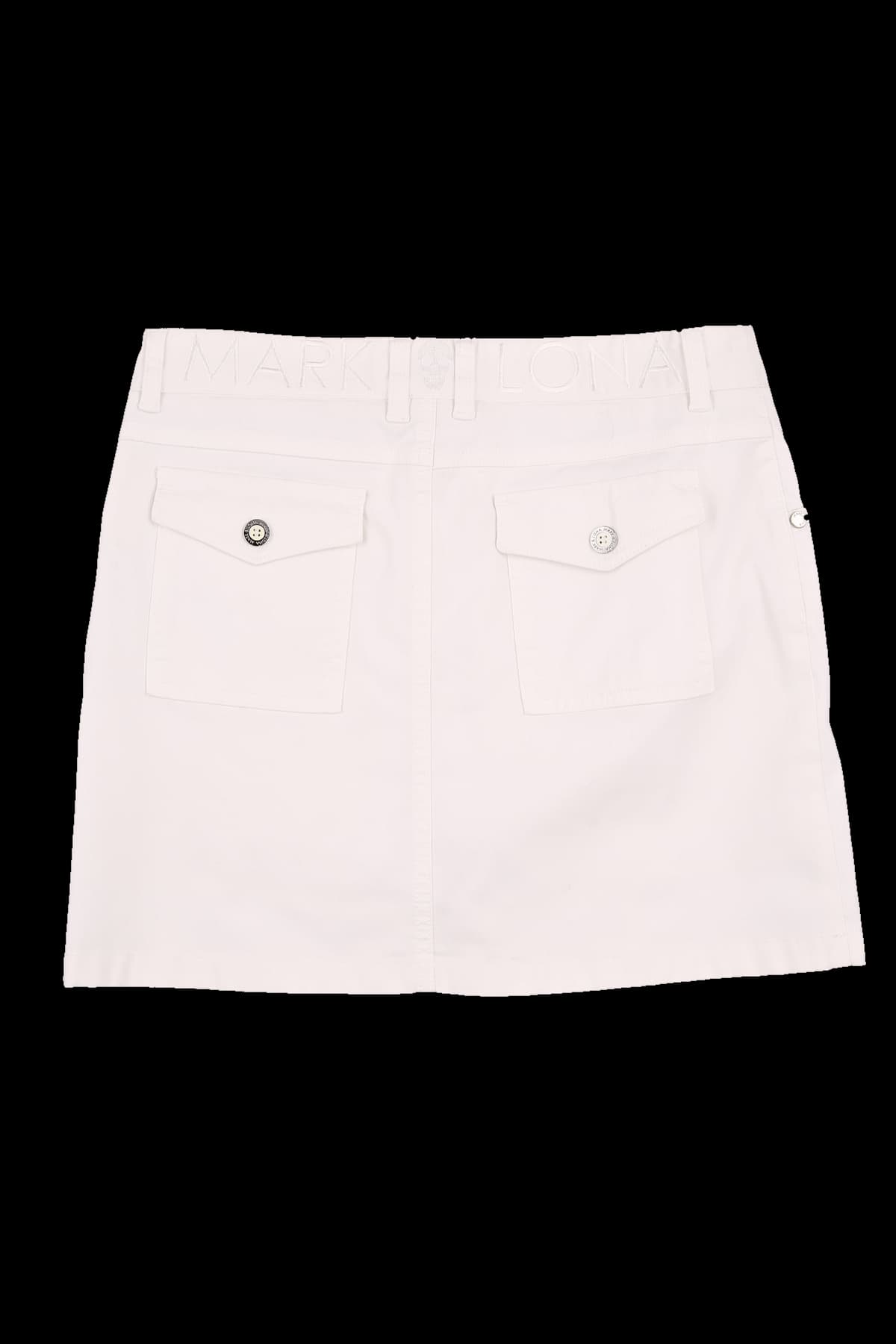 포켓 버튼 스커트