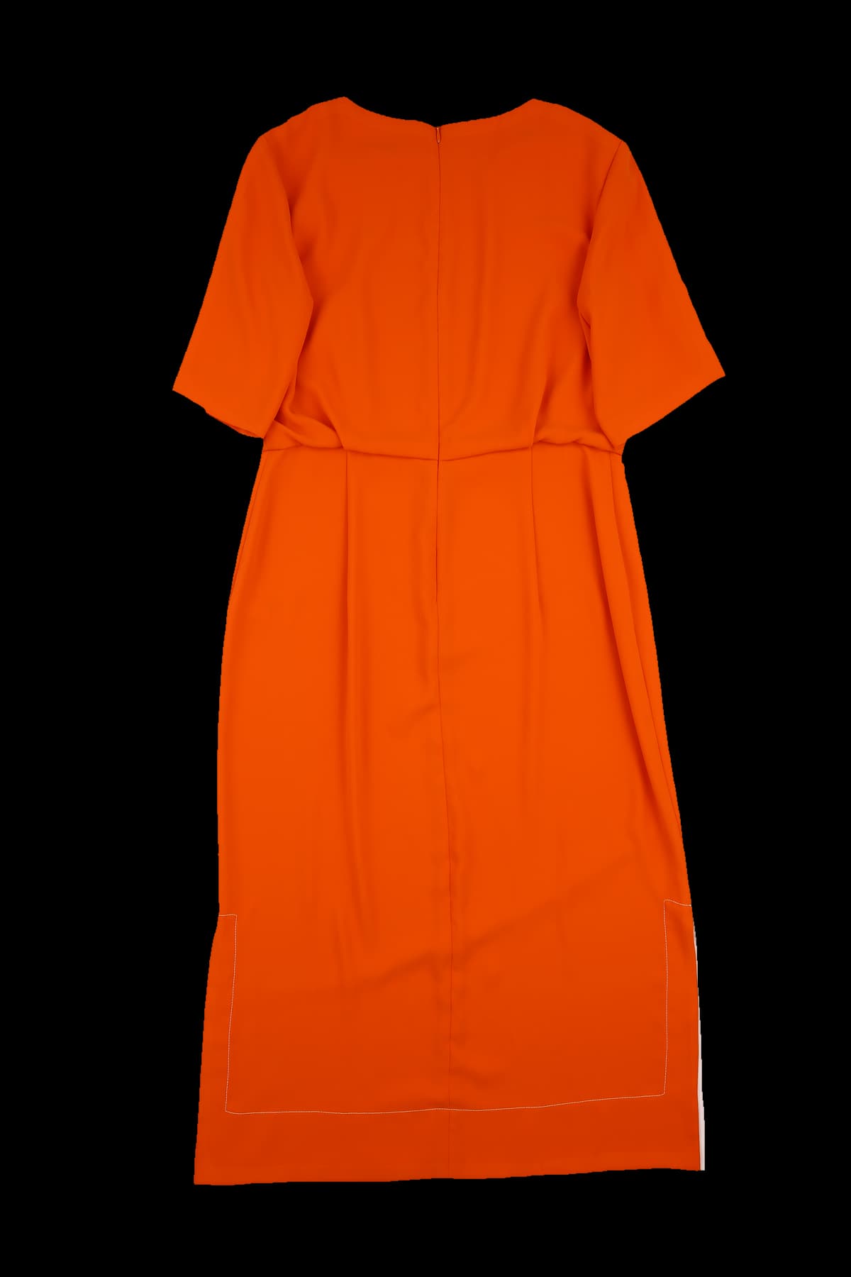 버튼 장식 쉬폰 원피스