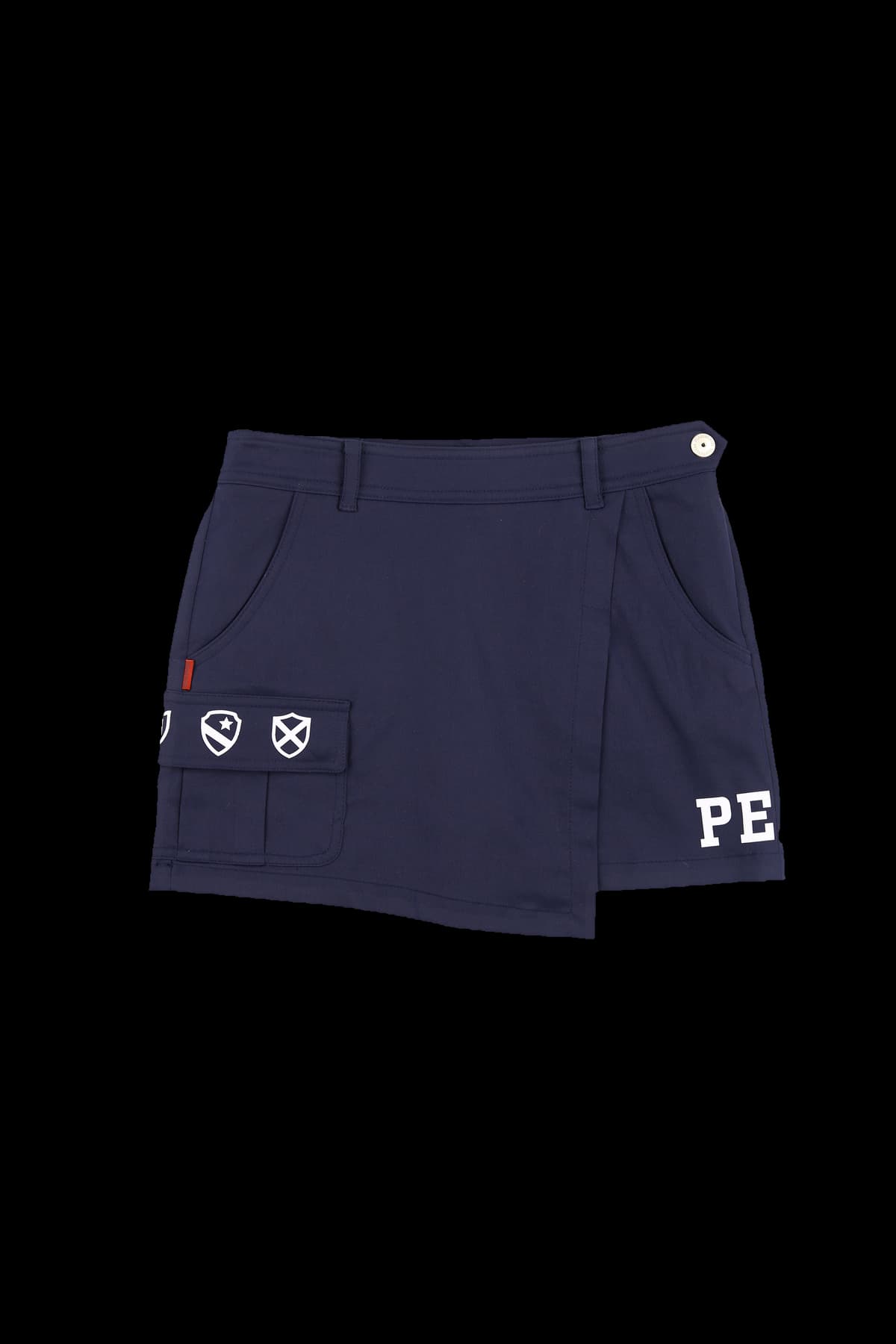 사선 아웃포켓 스커트