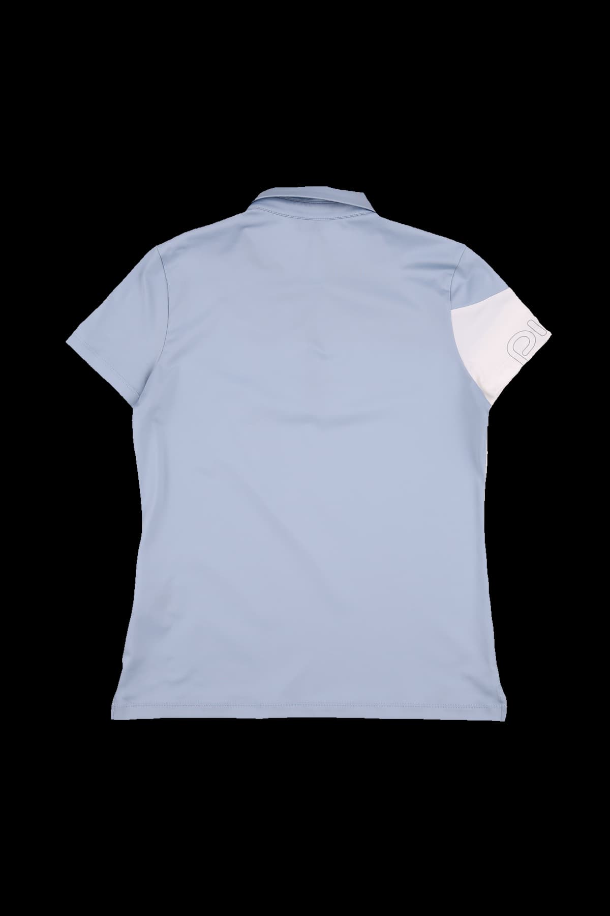 배색 반팔 카라 티셔츠