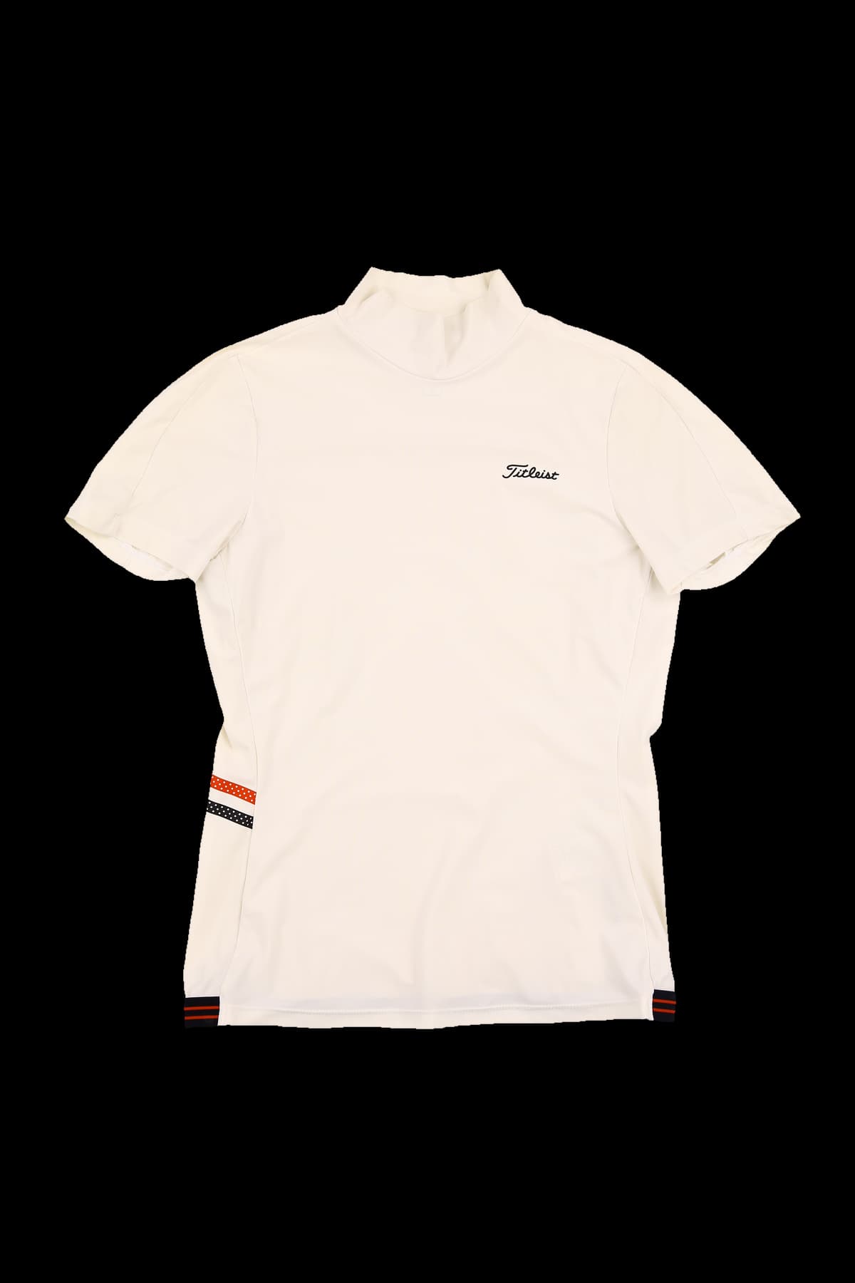 로고 하프넥 반팔 티셔츠