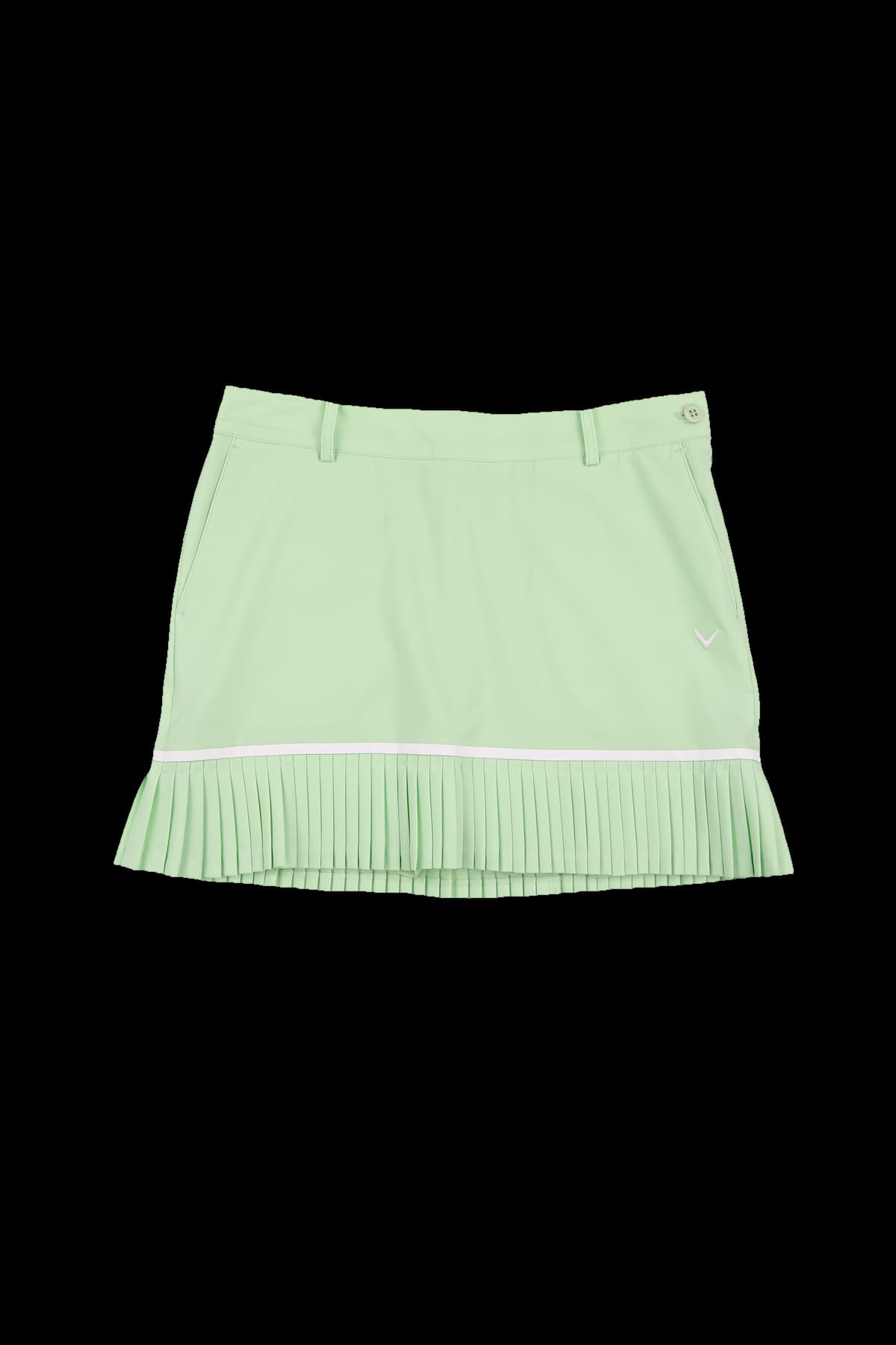 라인 플리츠 스커트