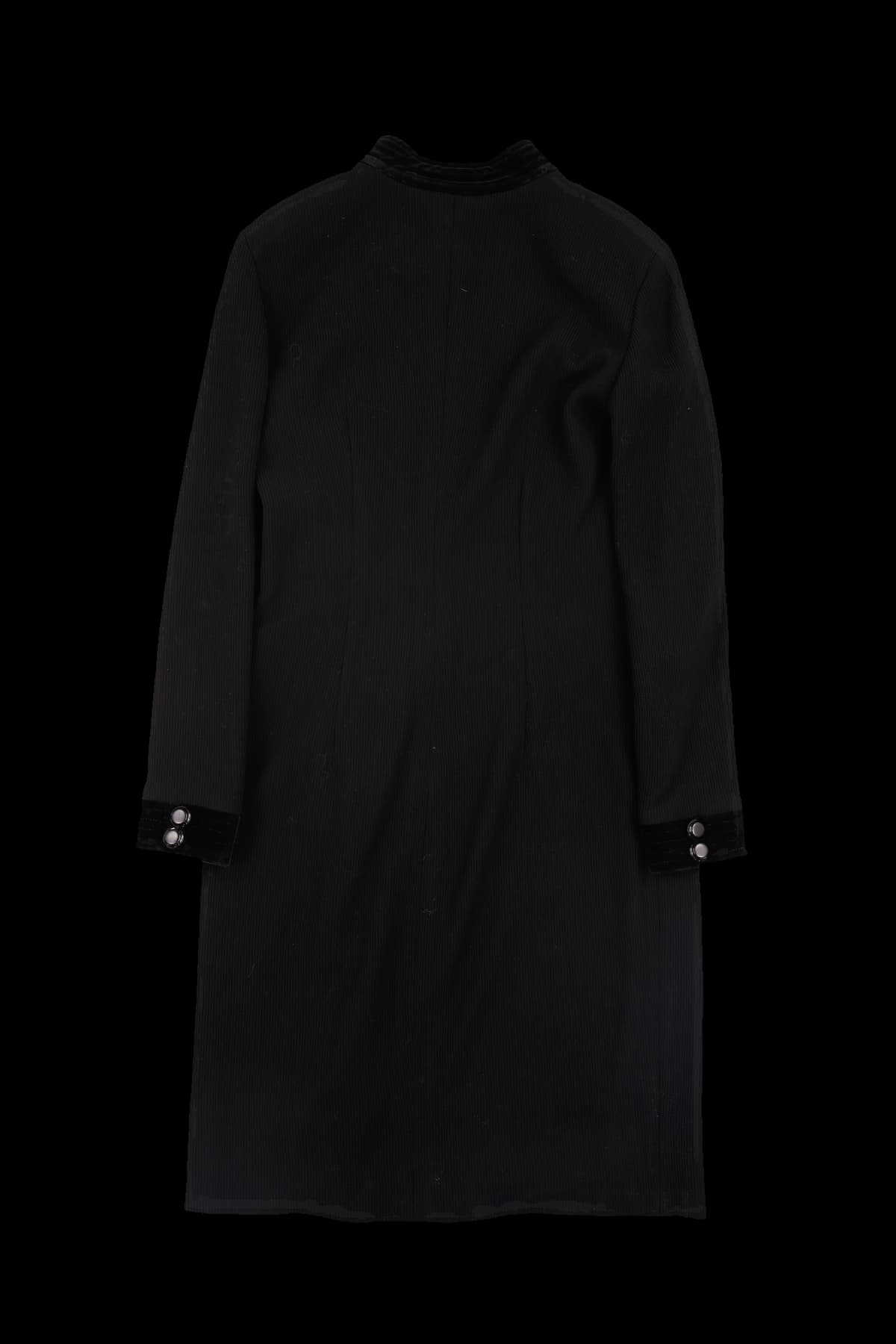 벨벳 버튼 자켓