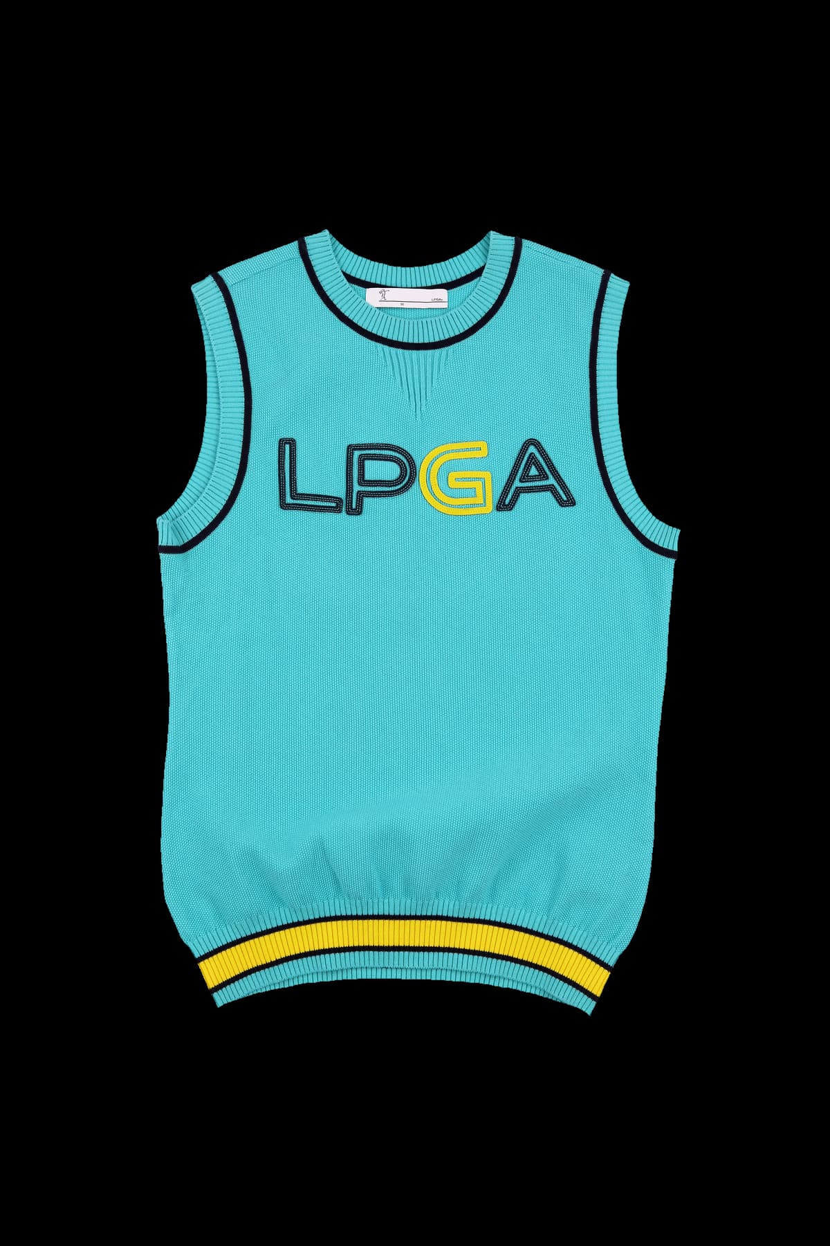 로고 패치 니트 베스트