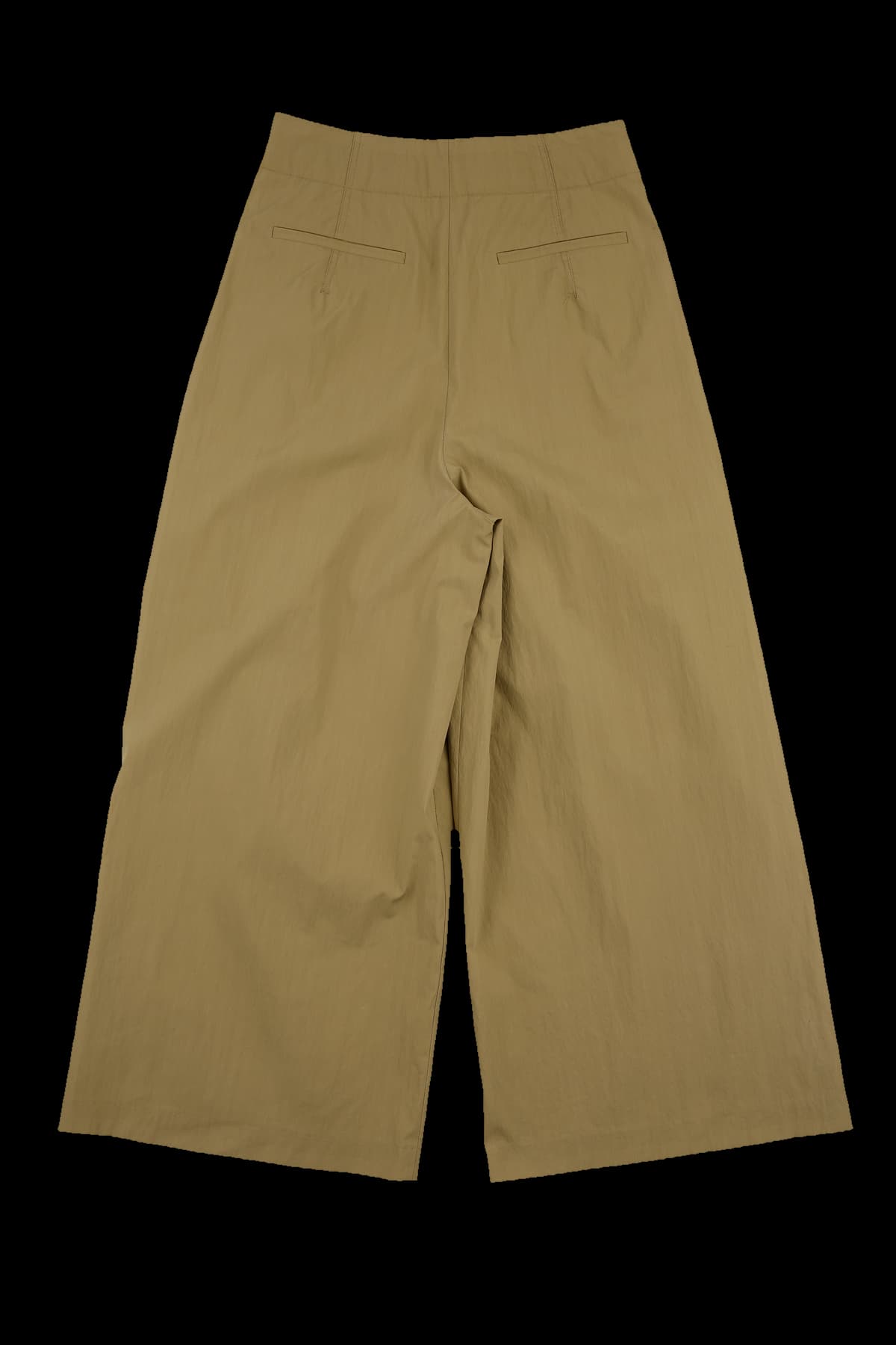 핀턱 8부 하이웨이스트 팬츠