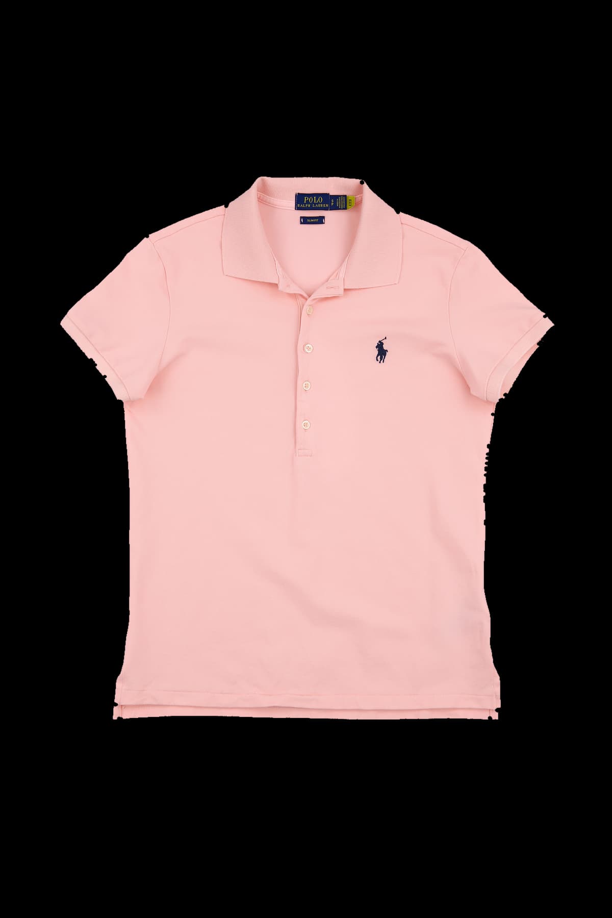 5버튼 슬림핏 반팔 카라티