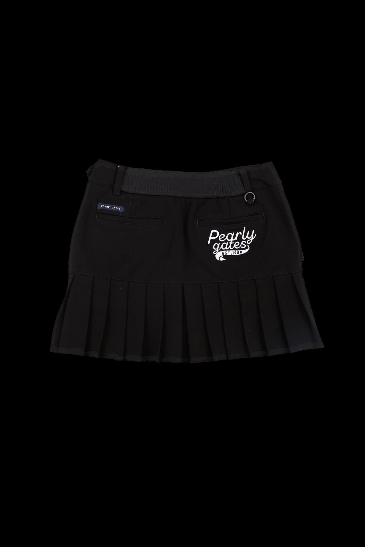 폴리 플리츠 큐롯 스커트
