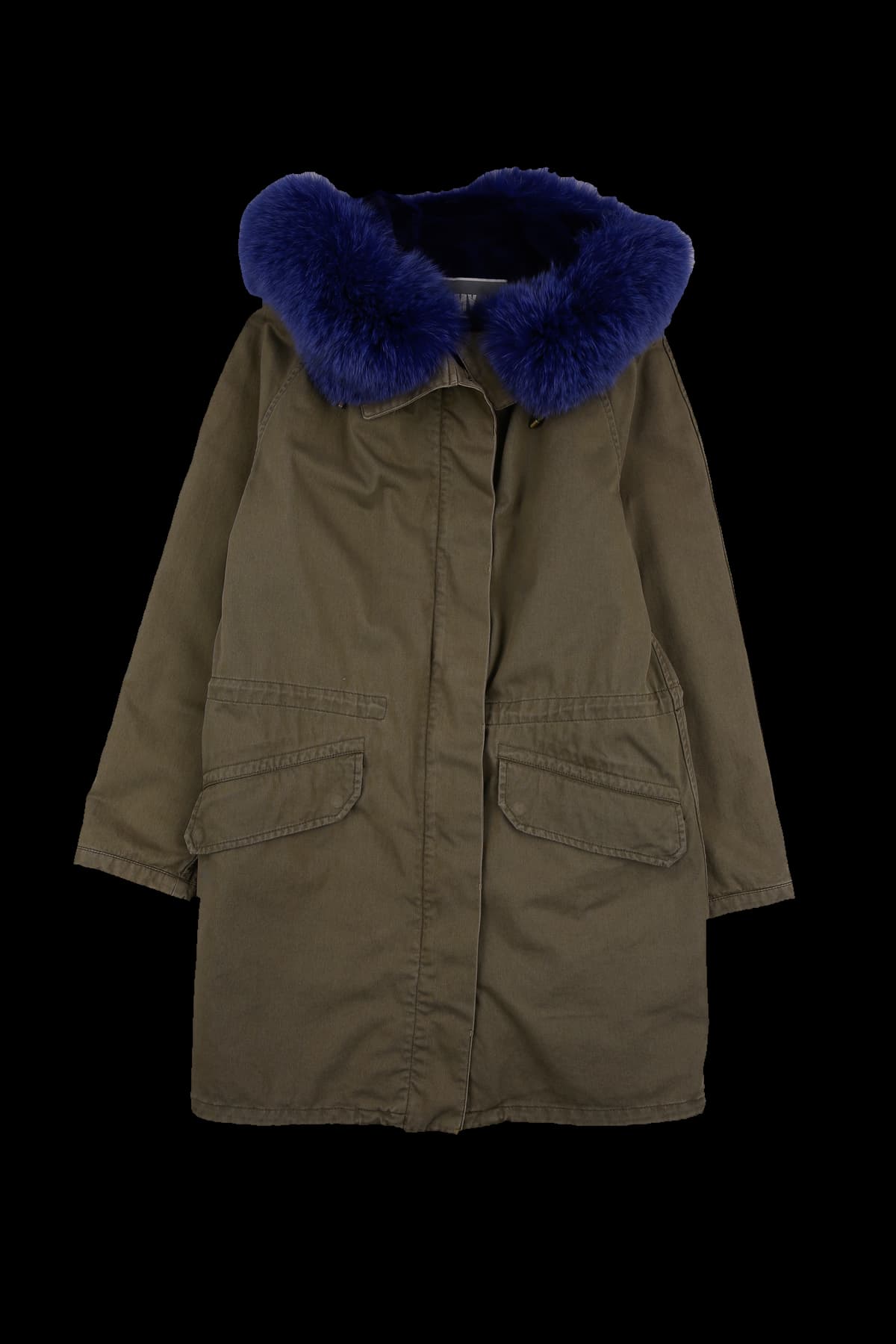 폭스 후드퍼 래빗퍼 밀리터리 코트