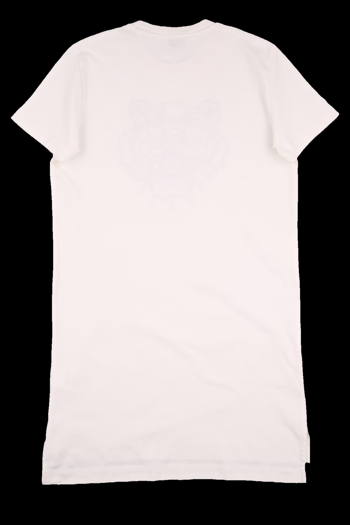 자수 반팔 원피스