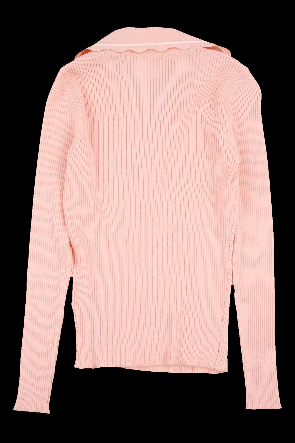 레이스 넥 니트 가디건