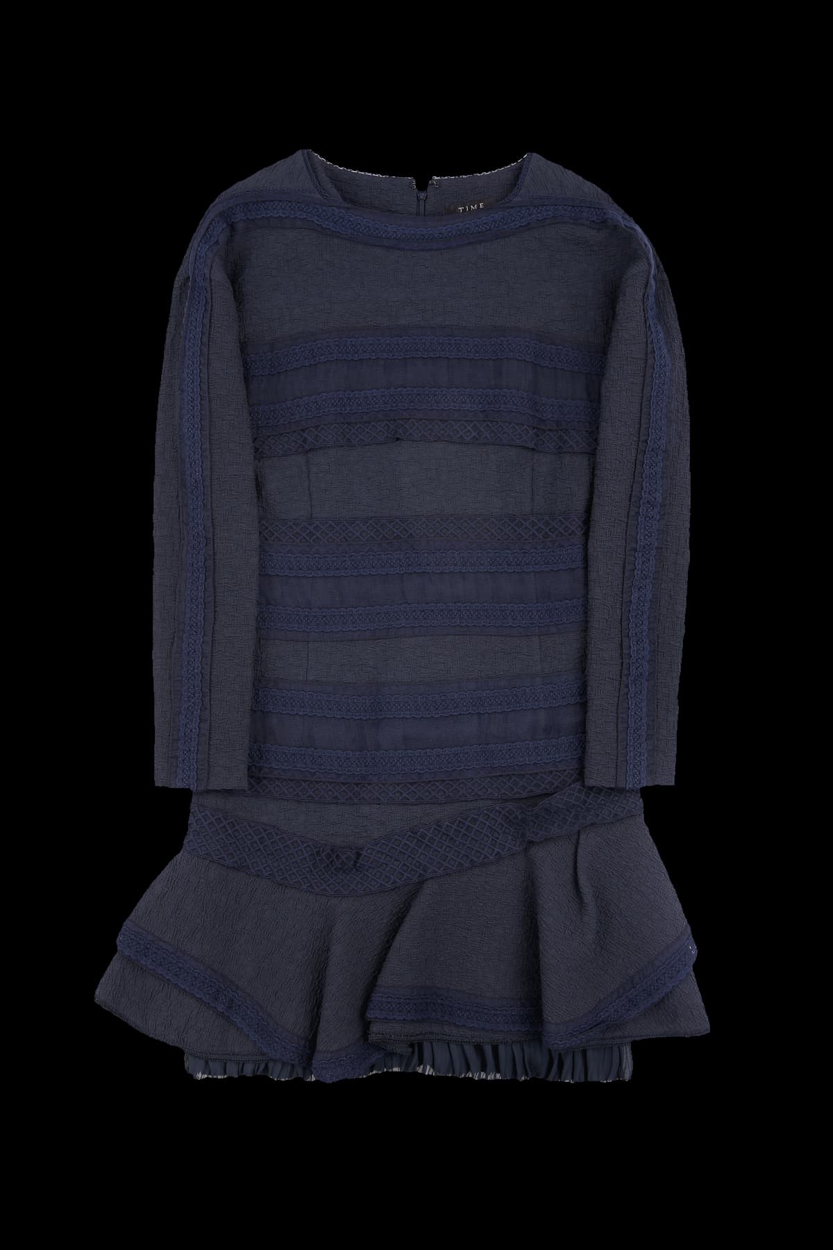 레이스 트리밍 원피스