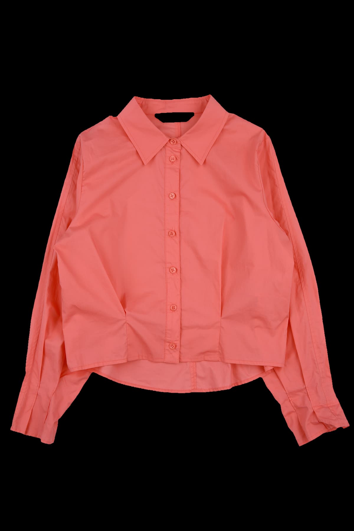 소매 포인트 긴팔셔츠