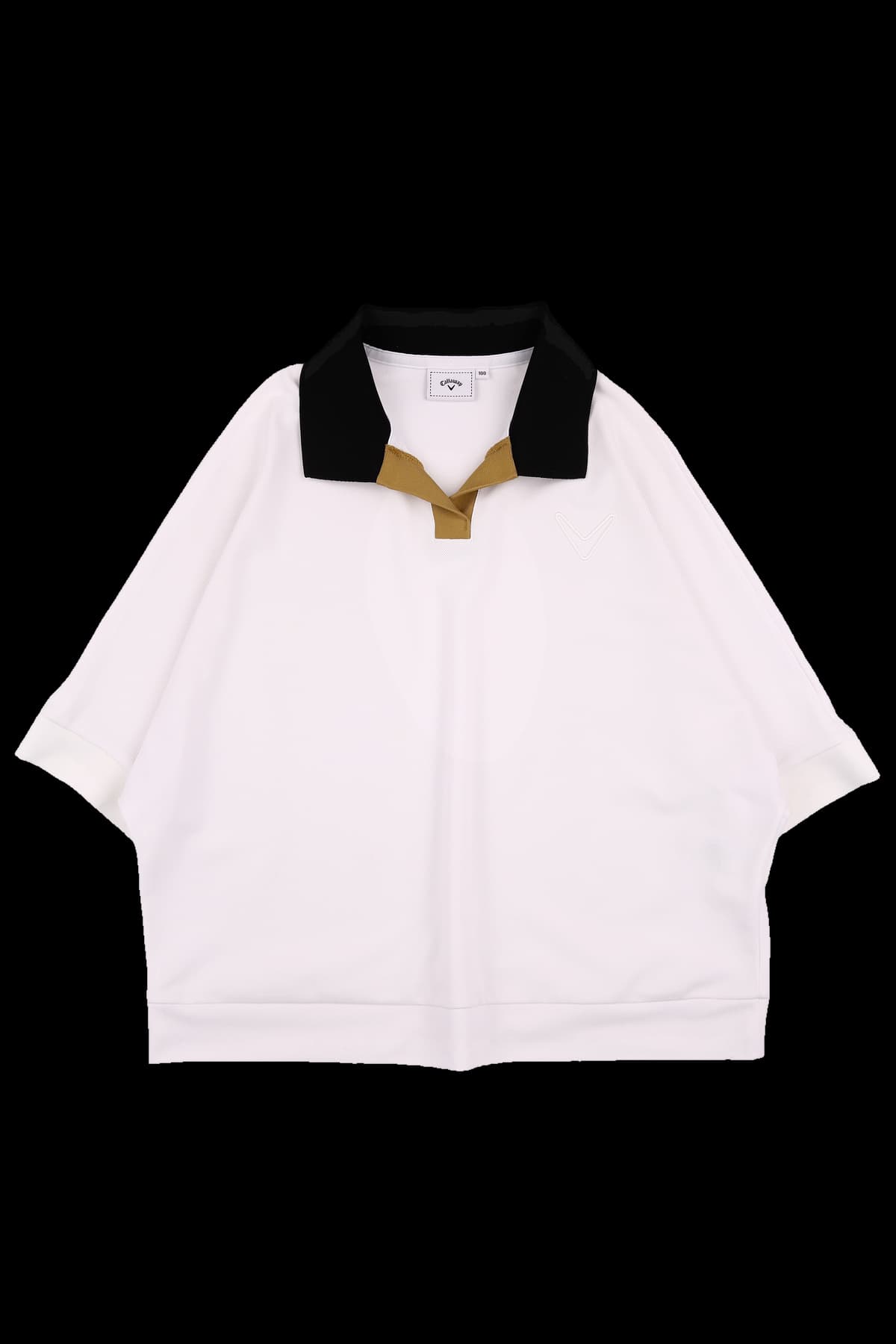 자수 로고 반팔 카라티