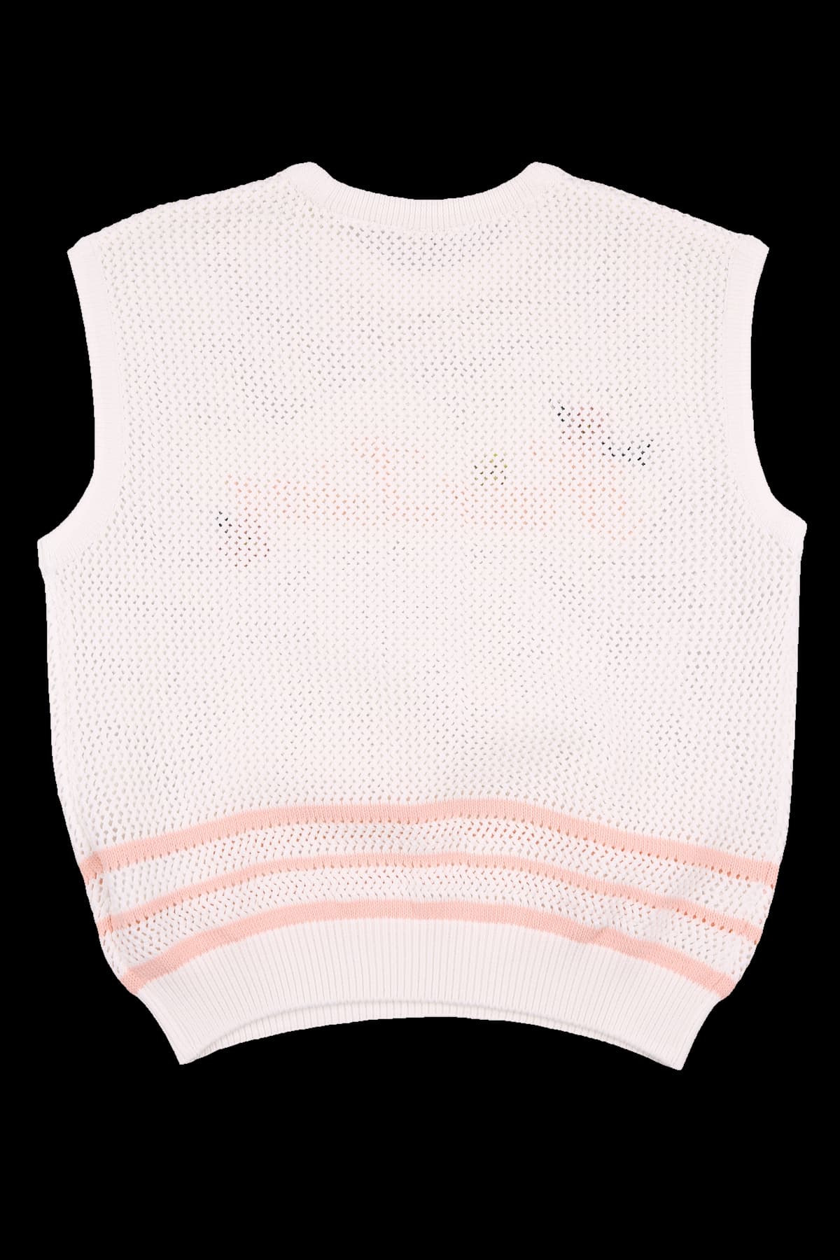 펀칭 니트 베스트