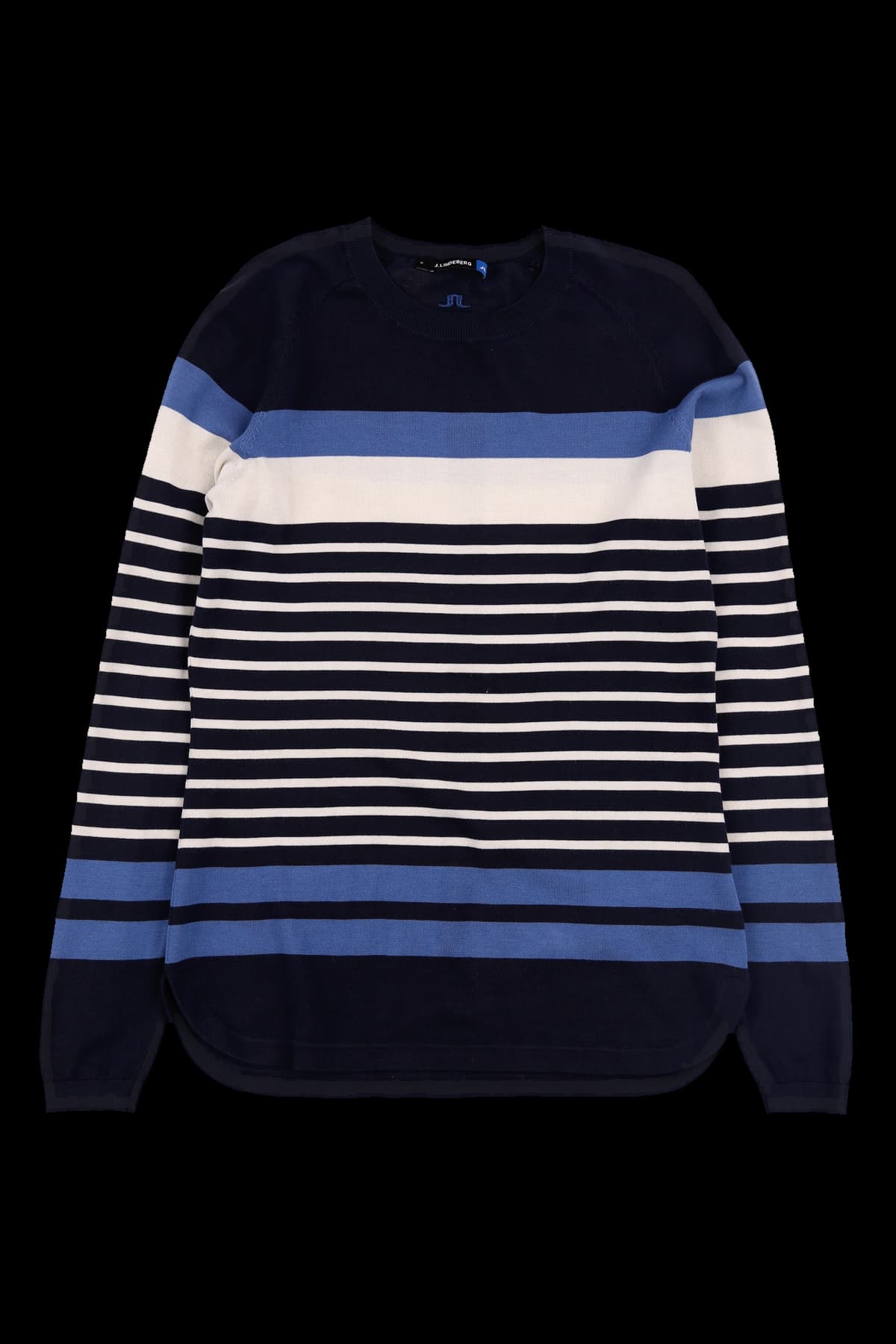 스트라이프 긴팔니트